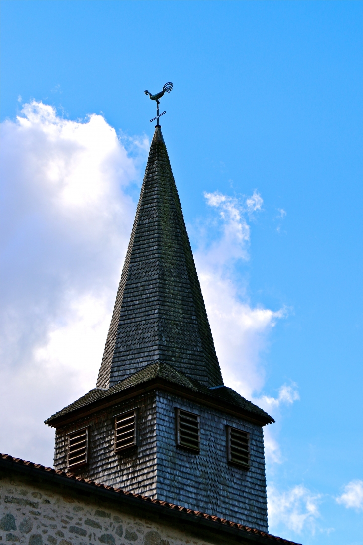 Le clocher de l'église - Maisonnisses