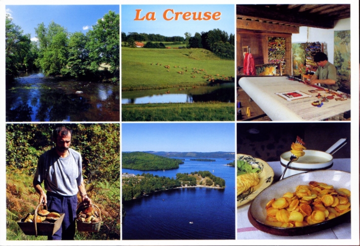 Le Lac de Vassivière (carte postale). - Royère-de-Vassivière