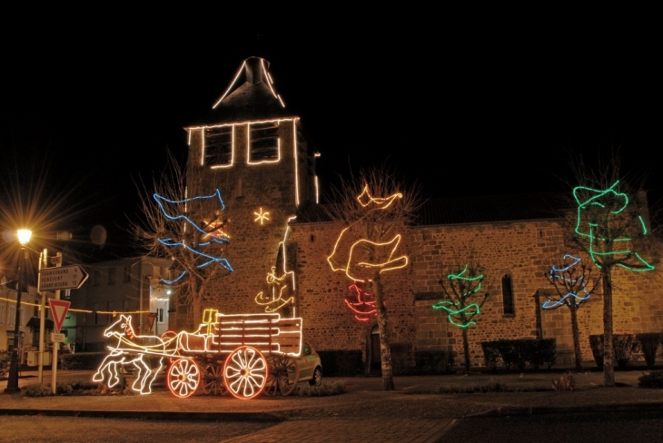 Eclairage de fêtes de fin d'année - Saint-Étienne-de-Fursac