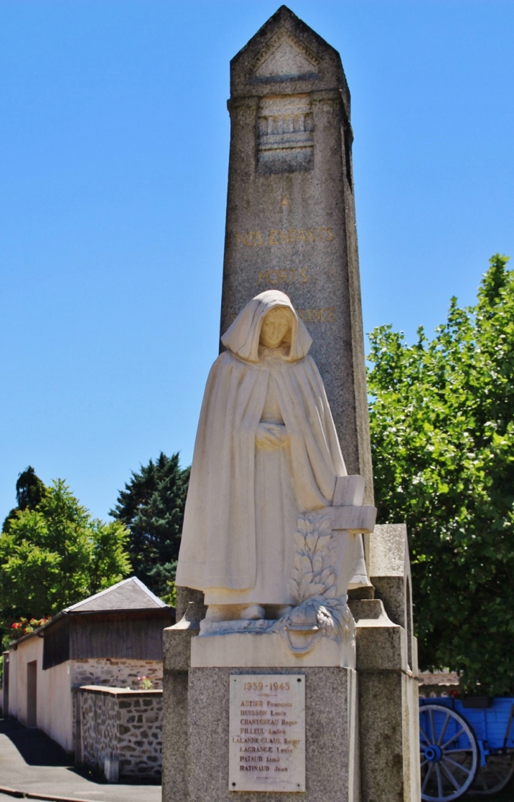 Monument-aux-Morts ( détail ) - Châlus