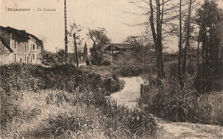 CP ramenée par ma Grand-mère de la pérode d'évacuation - Chamboret