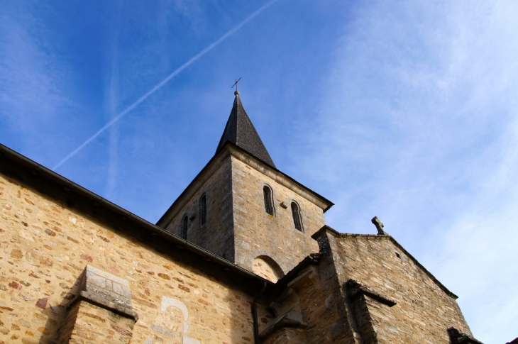 Le Clocher de l'église Saint Sulpice. - Dournazac