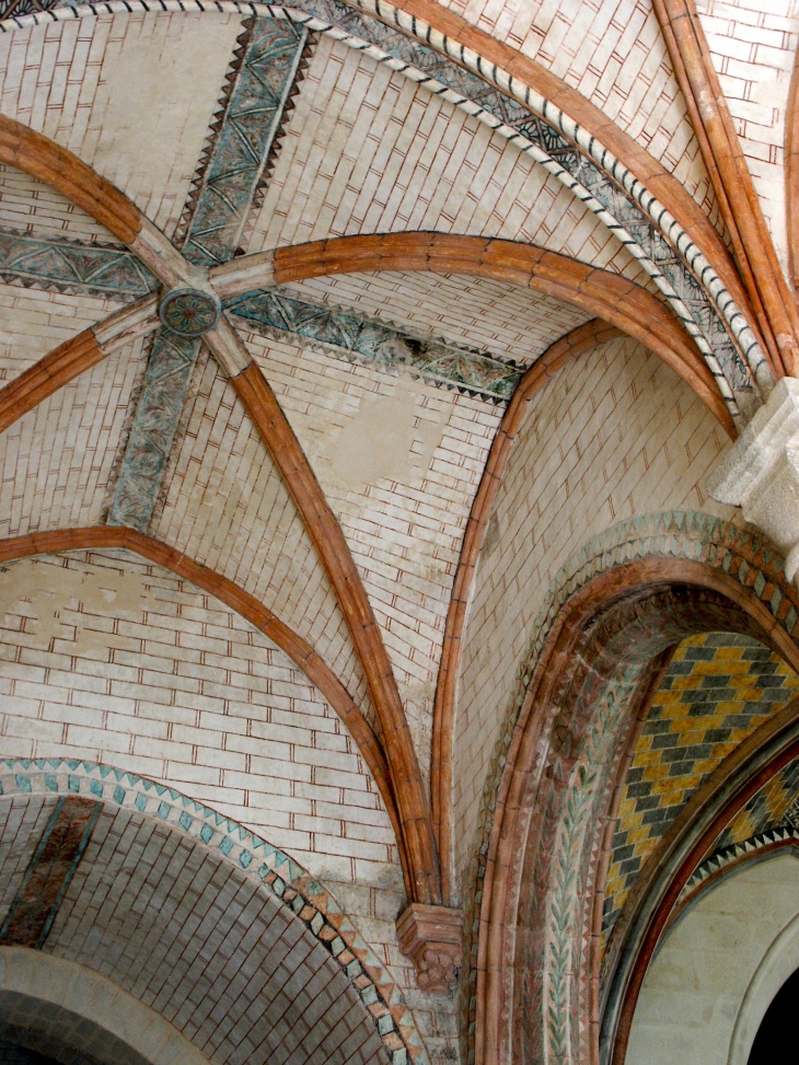 La voute du Transept. - Eymoutiers