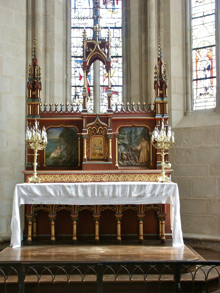 Autel de la Collégiale Saint Etienne. - Eymoutiers