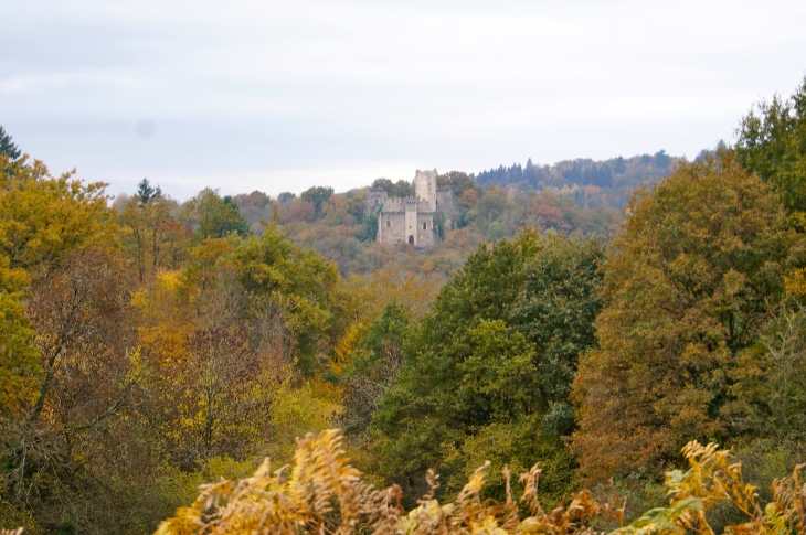 Ruines du Château de Chalucet. - Saint-Jean-Ligoure