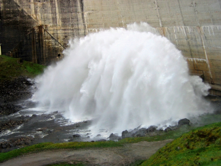 Le barrage du Moulin de Larron - Saint-Julien-le-Petit