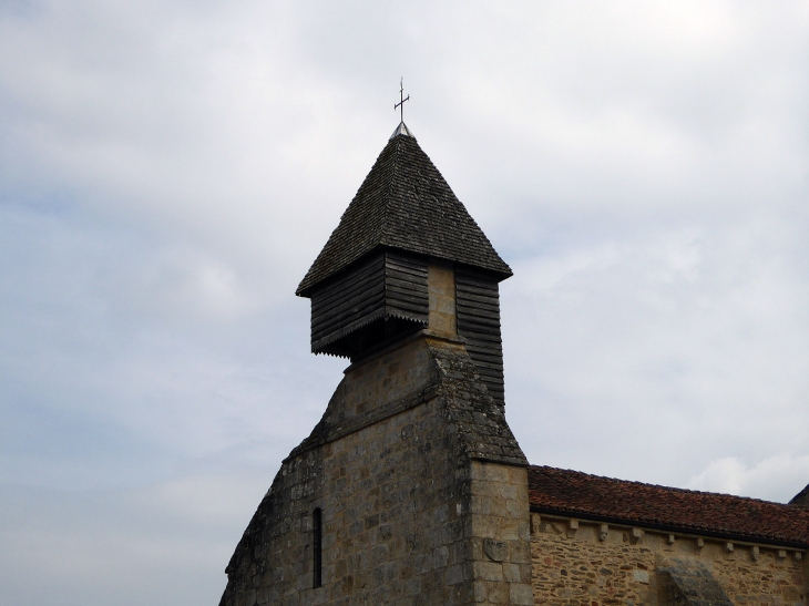 Le curieux clocher - Saint-Martin-de-Jussac