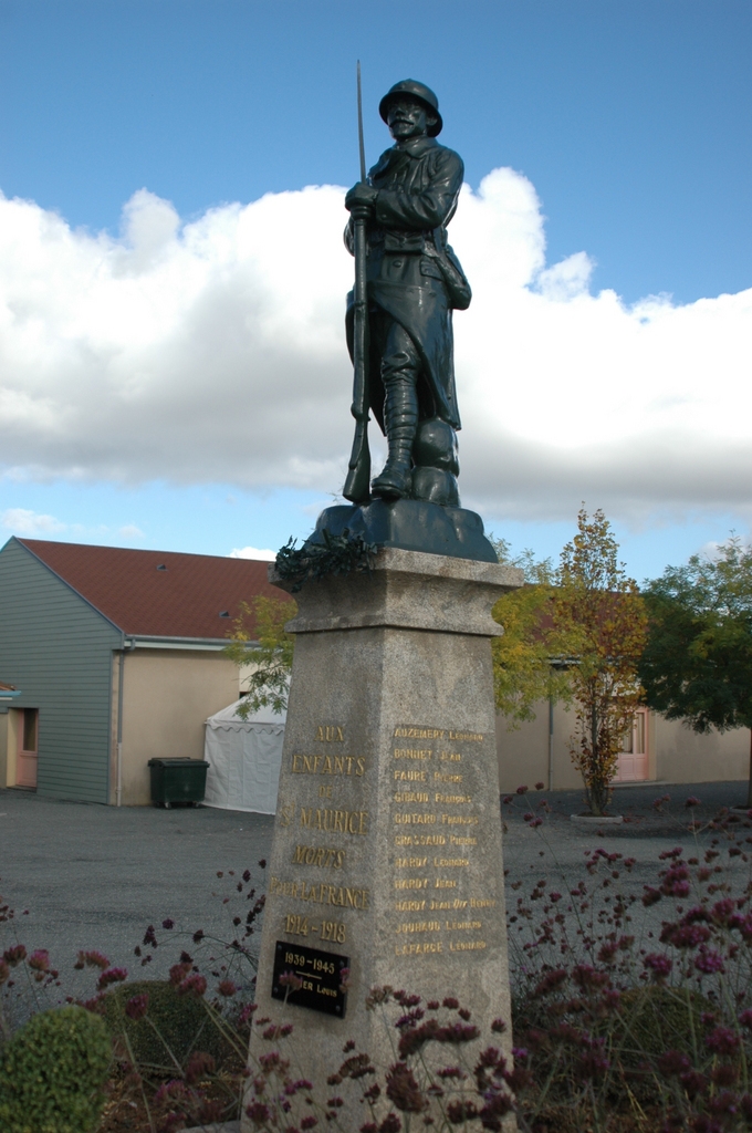 Monuments aux Morts pour la France - Saint-Maurice-les-Brousses