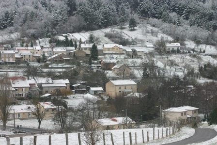 Le village vu de Housselmont - Allamps