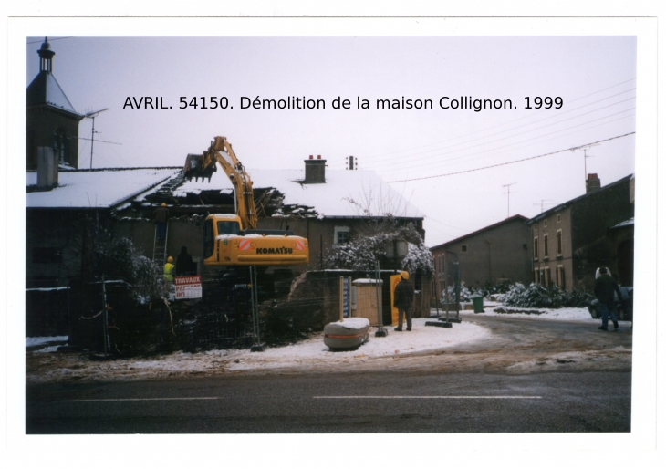 Démolition de la maison Collignon - Avril