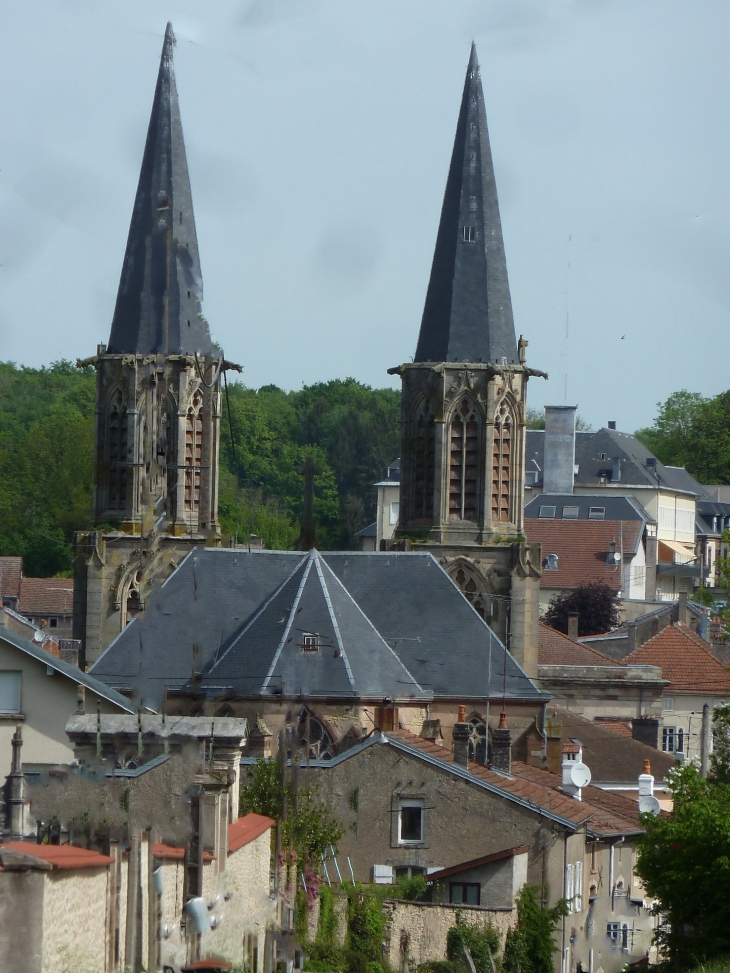 Vue sur l'église - Blâmont