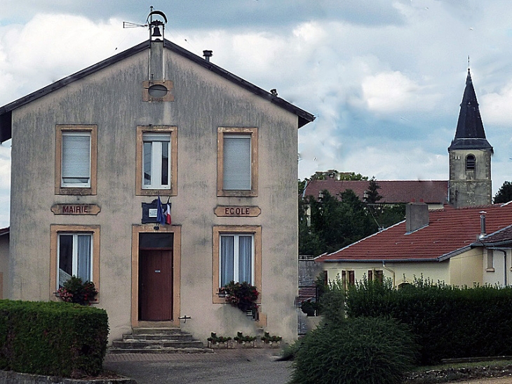 Le centre du village - Bruville