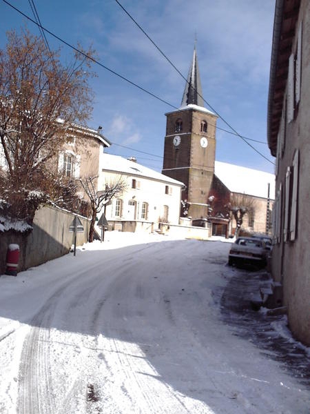 Diarville sous la neige