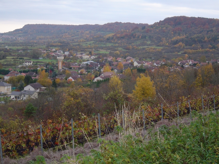 Domgermain, l'automne depuis St Maurice