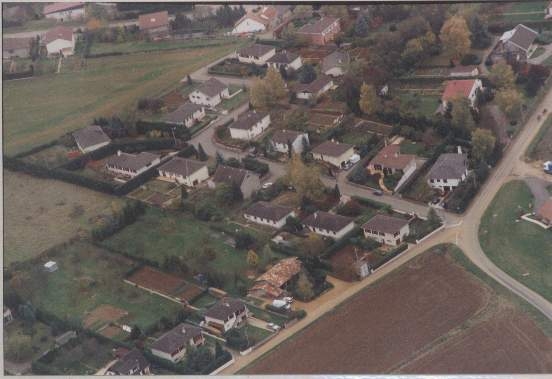 Vue aérienne du village - Lantéfontaine