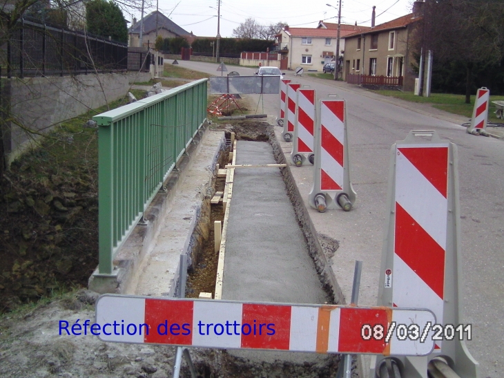 Réfection trottoirs sur ouvrage - Lantéfontaine