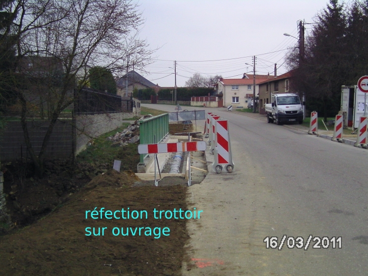 Réfection trottoirs sur ouvrage - Lantéfontaine