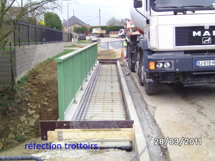 Réfection trottoirs sur ouvrage - Lantéfontaine