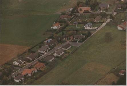 Vue aérienne du village - Mance