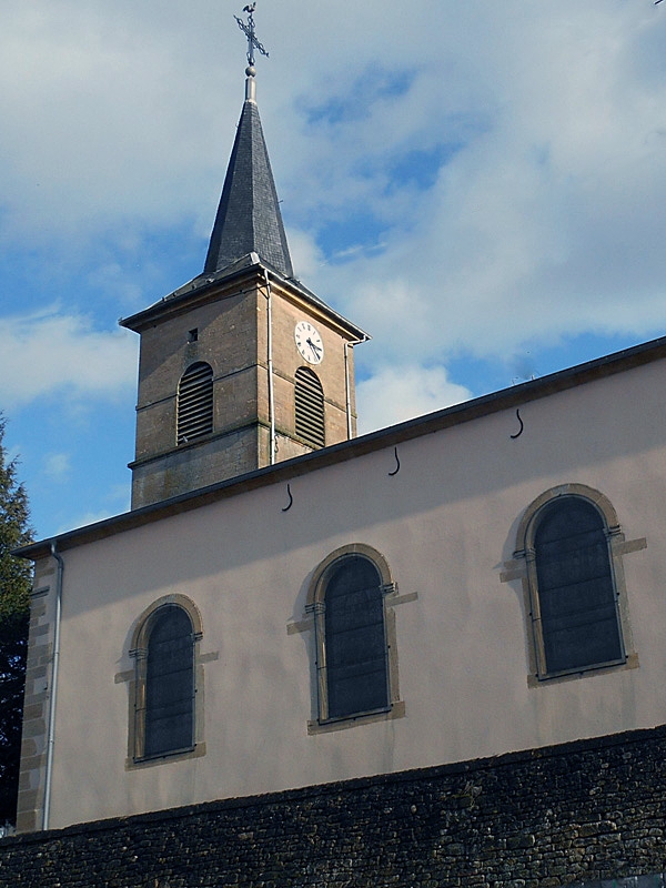 L'église. Le 1er Janvier 2017, les communes Briey - Mance - Mancieulles ont fusionné pour former la nouvelle commune Val de Briey