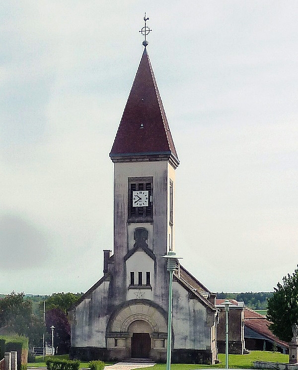 L'entrée de l'église - Montreux