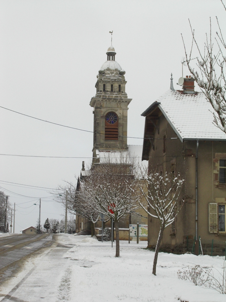 L'église et son clocher - Nonhigny