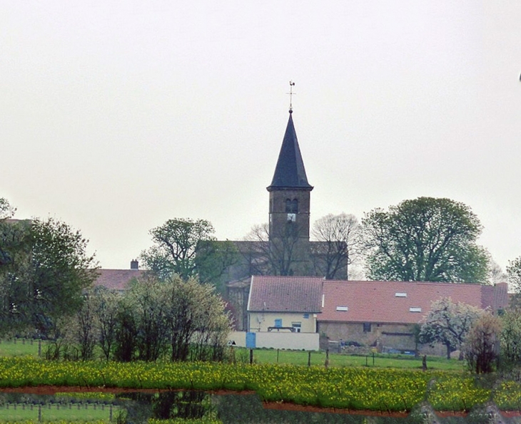 Vue sur le village - Olley