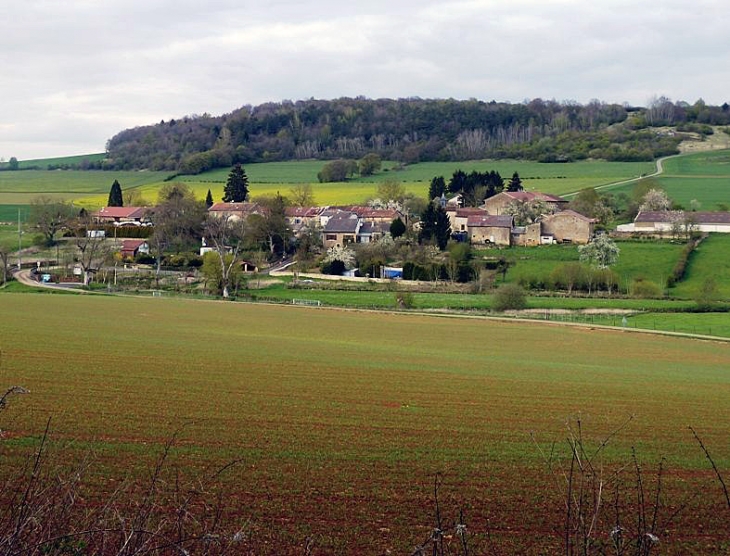 Vue sur le village - Othe