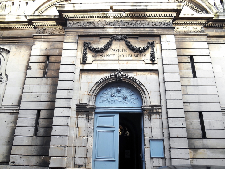 L'église Saint Laurent : entrée principale - Pont-à-Mousson