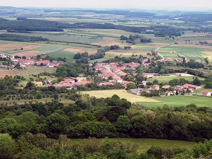 Vue de la colline de Sion - Praye