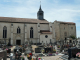 l'église Saint Gorgon  et le prieuré vus du cimetière