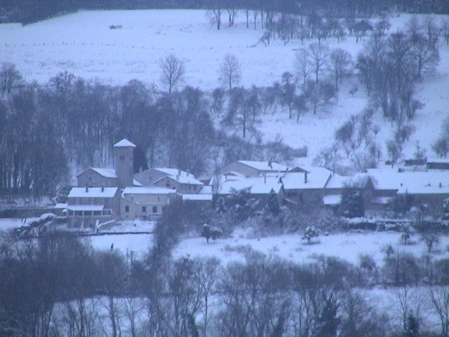 Village depuis le pont du tgv - Vittonville