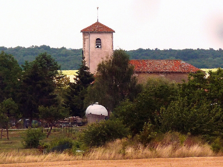 Vue sur l'église - Xammes