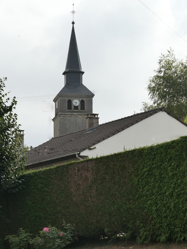 Vue sur le clocher - Aubréville