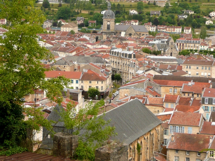 Vue sur la ville basse - Bar-le-Duc