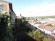 belvédère des Grangettes : vue sur les remparts et la ville basse