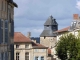 vue sur la ville haute : la tour de l'Horloge