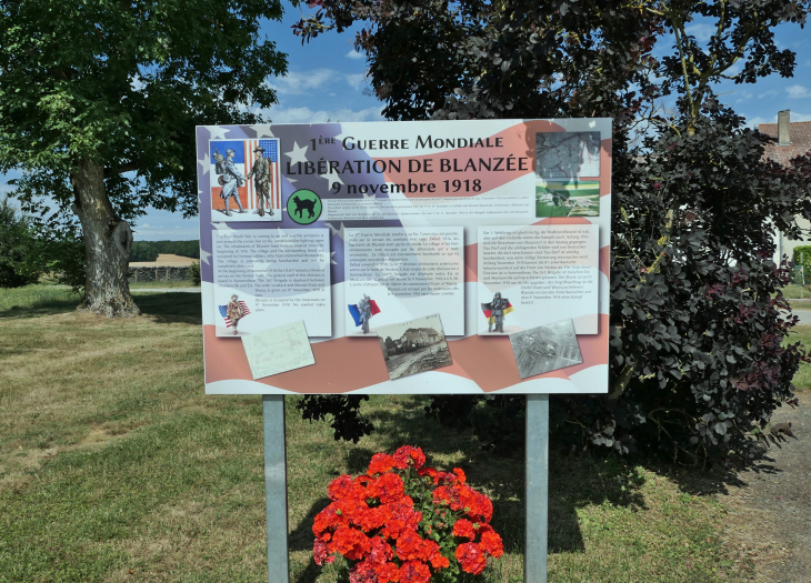 Village détruit pendant la première guerre mondiale peu habité et sans clocher - Blanzée