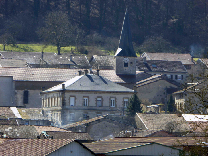 Vue sur le centre - Bréhéville