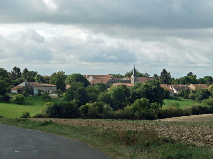 Vue sur le village - Brocourt-en-Argonne