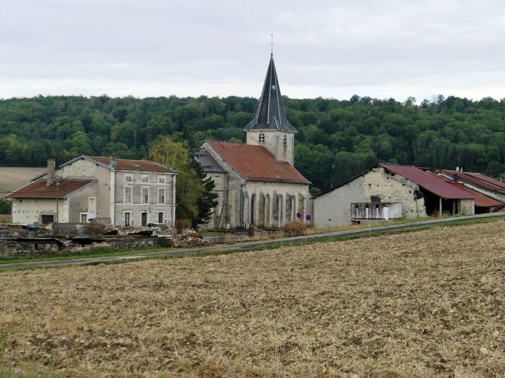 Vue sur le centre du village - Broussey-en-Blois