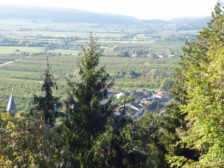 Buxières sous les côtes vu de la chapelle des Bures - Buxières-sous-les-Côtes