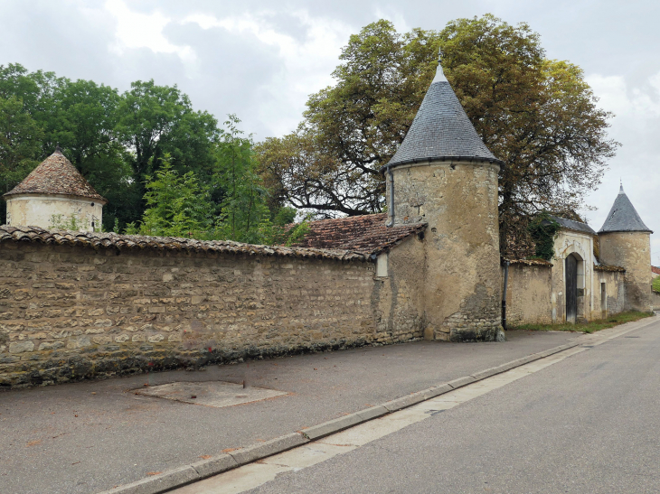 Les murs du château - Chalaines