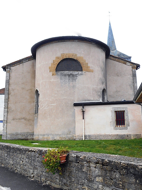 Le chevet de l'église - Consenvoye