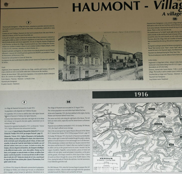 Le village avant 2016 - Haumont-près-Samogneux