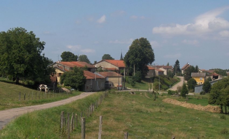 Vue de la route de St-André - Ippécourt