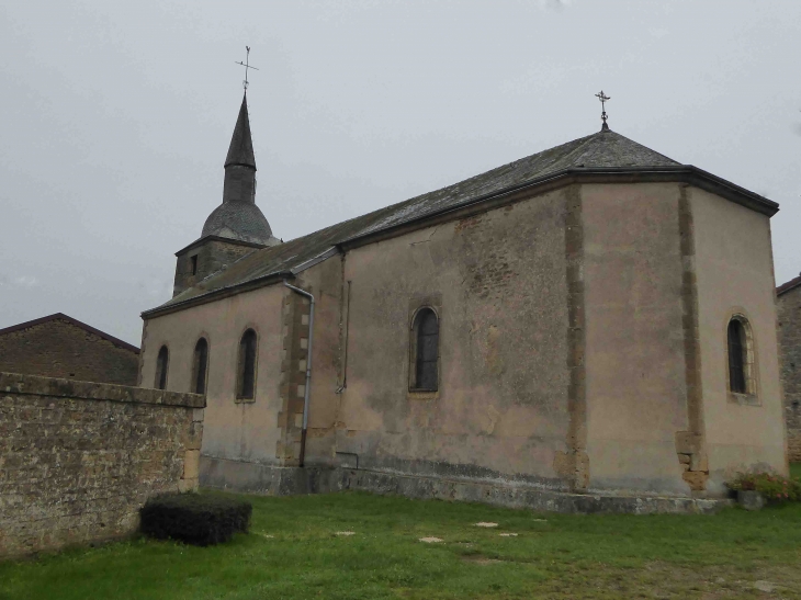 Derrière l'église - Lamouilly