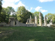 les ruines de la collégiale de l'ancien village détruit en 14-18