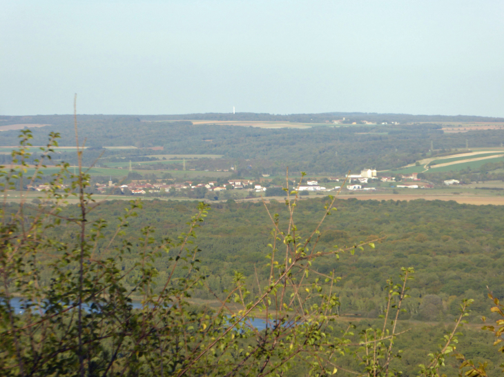 Vue sur les côtes de Meuse - Montsec