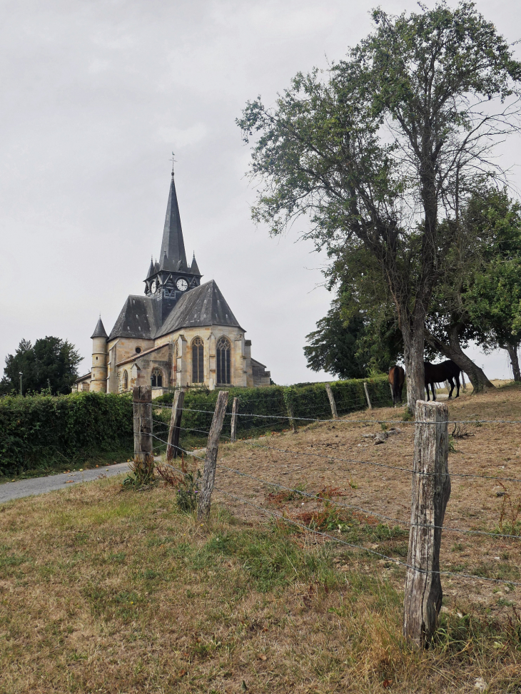 L'église sur la colline - Nettancourt